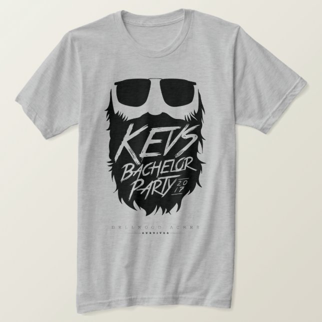 T-shirts Kevs Bachelor Party - Ghost (Frente do Design)