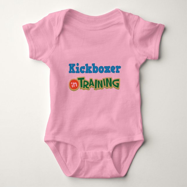T-shirts Kickboxer no treinamento (futuro) (Frente)