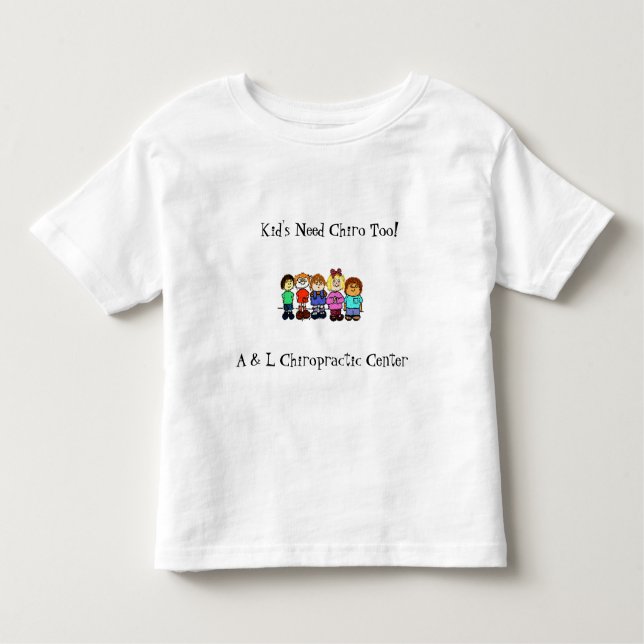 T-shirts kids1, a necessidade Chiro do miúdo demasiado! , A (Frente)