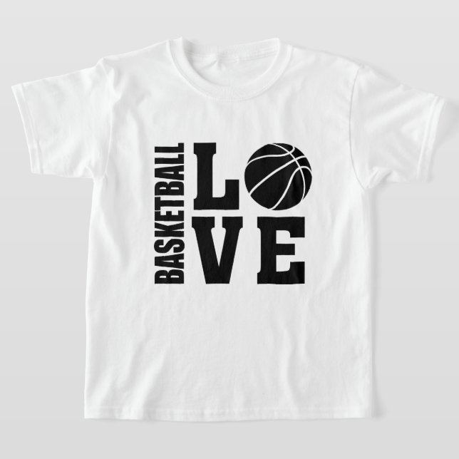 T-shirts Kids Basball Love, Basquete (Postura )