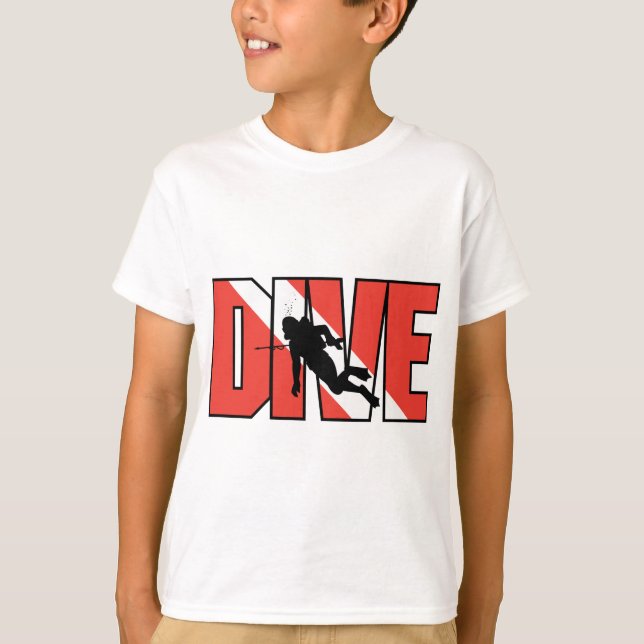 T-shirts Kids de unidade SCUBA (Frente)