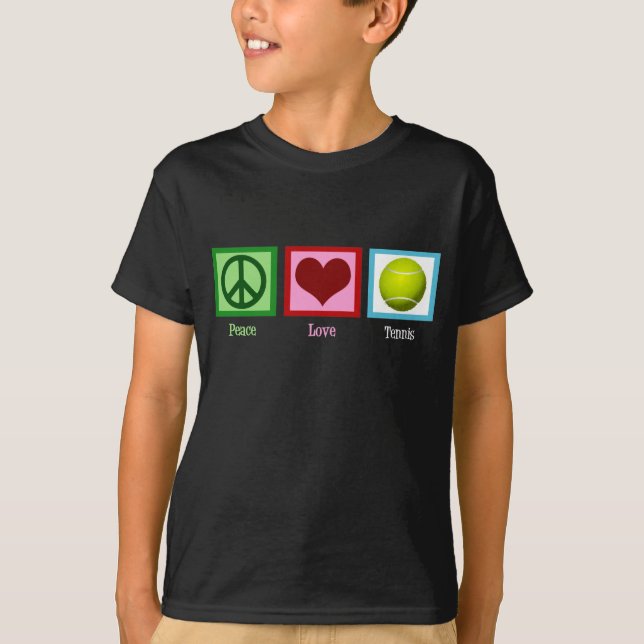 T-shirts Kids Tênis da Peace Love (Frente)