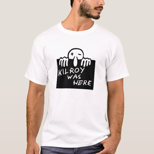 T-shirts Kilroy estava aqui (Frente)