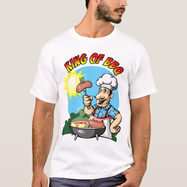 T-shirts king of BBQ (Frente)