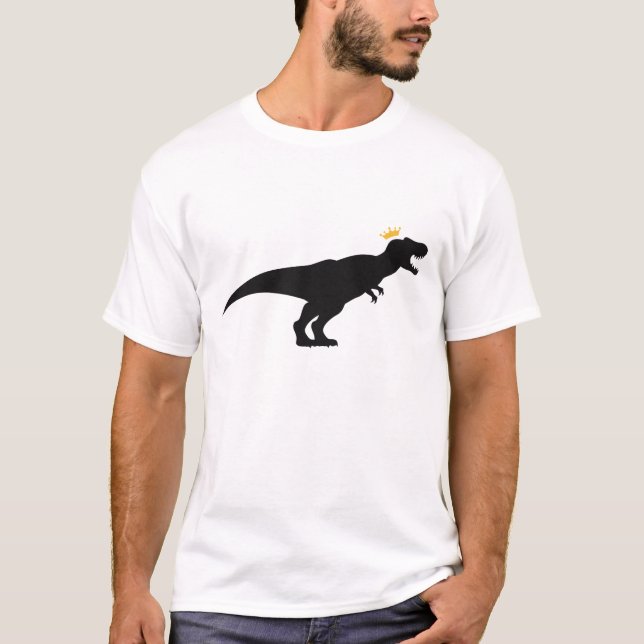 T-shirts King T-Rex (Frente)