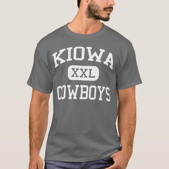 T-shirts Kiowa - vaqueiros - segundo grau - Kiowa Oklahoma (Frente)