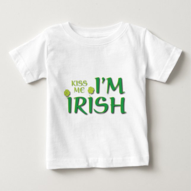 T-shirts Kiss Me Im Irish (Frente)