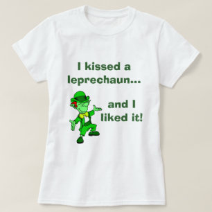 T-shirts Kissing Leprechauns
