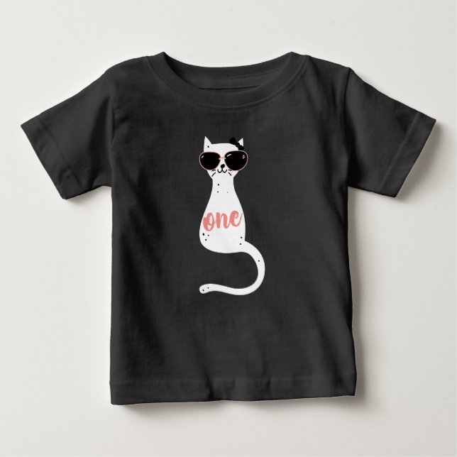 T-shirts Kitten Me First Birday Shirt (Frente)