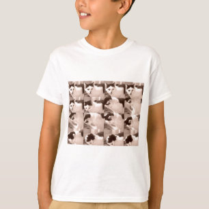 T-shirts Kitty Cat/Black & White Photo