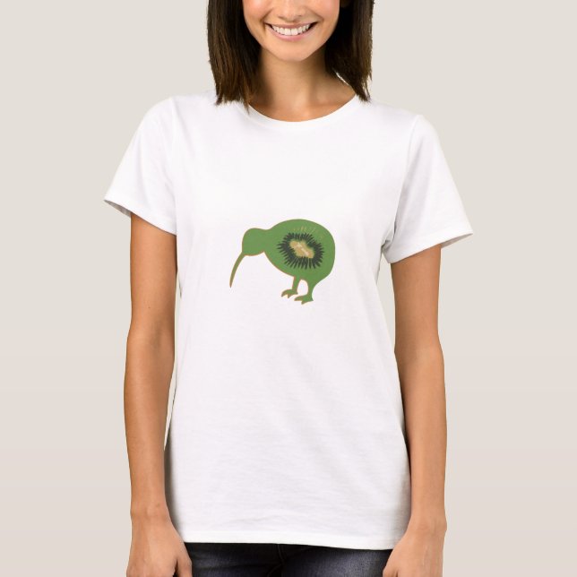 T-shirts kiwifruit do nz do quivi (Frente)