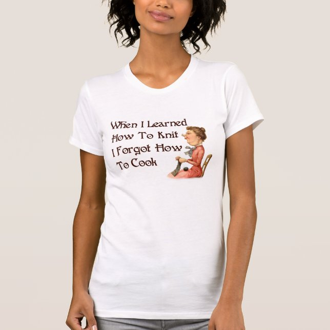 T-shirts Knitter esquecido (Frente)