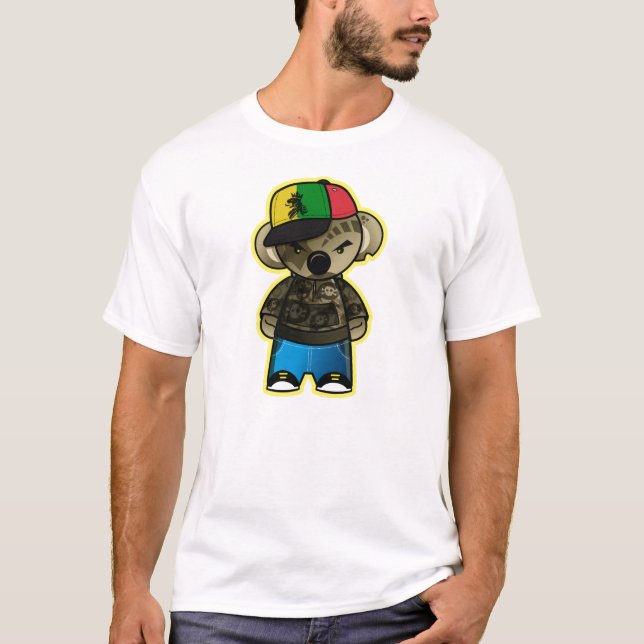 T-shirts koala do gangsta (Frente)