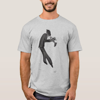 T-shirts Kokopelli joga a arte dos azuis