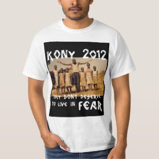 T-shirts KONY 2012 - Pare o preto do medo