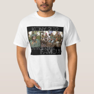 T-shirts KONY 2012 - Preto famoso