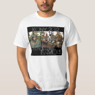 T-shirts KONY 2012 - Preto famoso