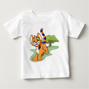 T-shirts Kougra alaranjado aventuroso na ilha do mistério