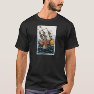 T-shirts Kraken por Pierre Denys de Montfort, 1801