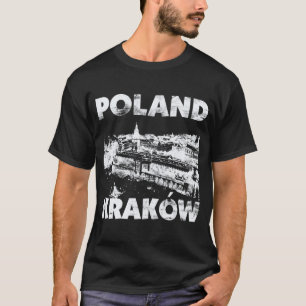 T-shirts Krakow, Polônia na obscuridade