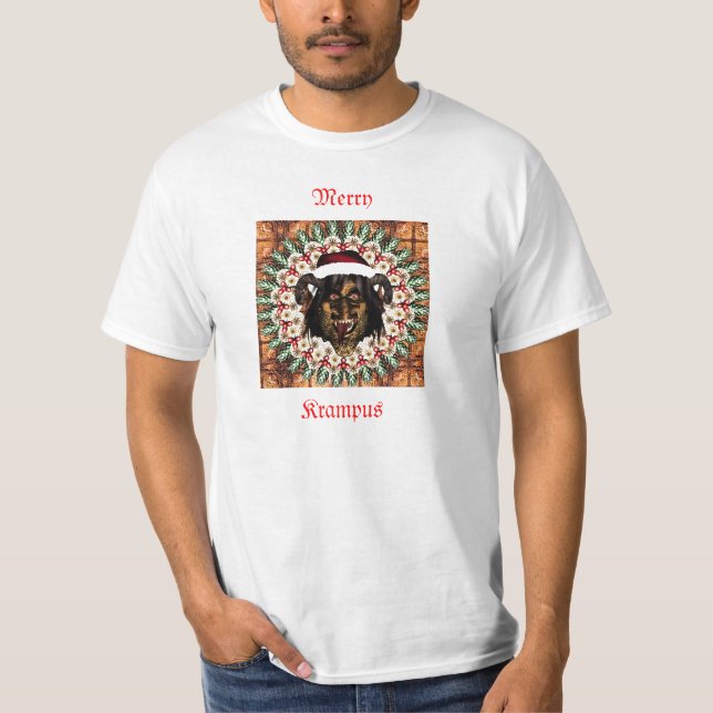 T-shirts Krampus alegre (Frente)