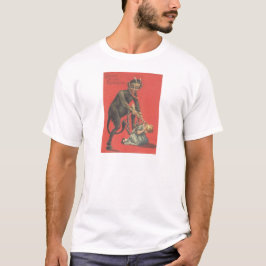 T-shirts Krampus Castigando Menina