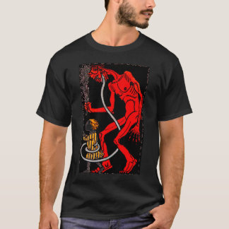 T-shirts Krampus tem uma língua longa!