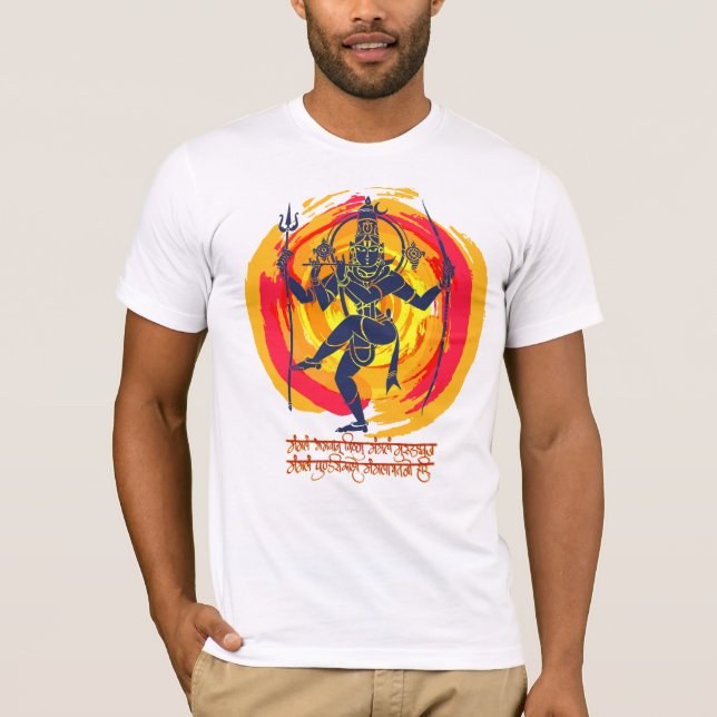 T-shirts Krishna da lebre (Frente)