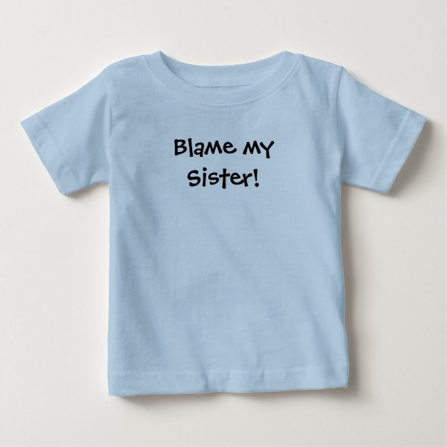 T-shirts KRW Culpa minha irmã! (Frente)