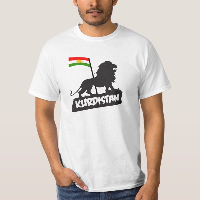 T-shirts Kurdistans leão (Frente)
