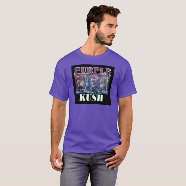 T-SHIRTS KUSH ROXO (Frente Completa)