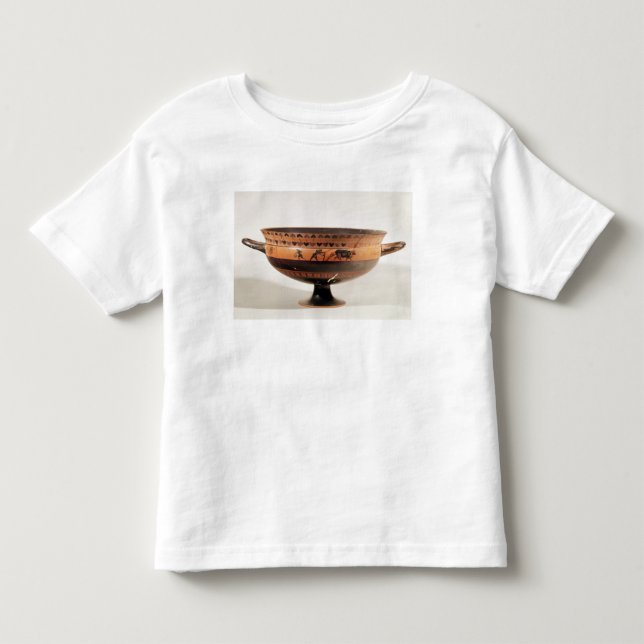 T-shirts Kylix figurado preto (Frente)