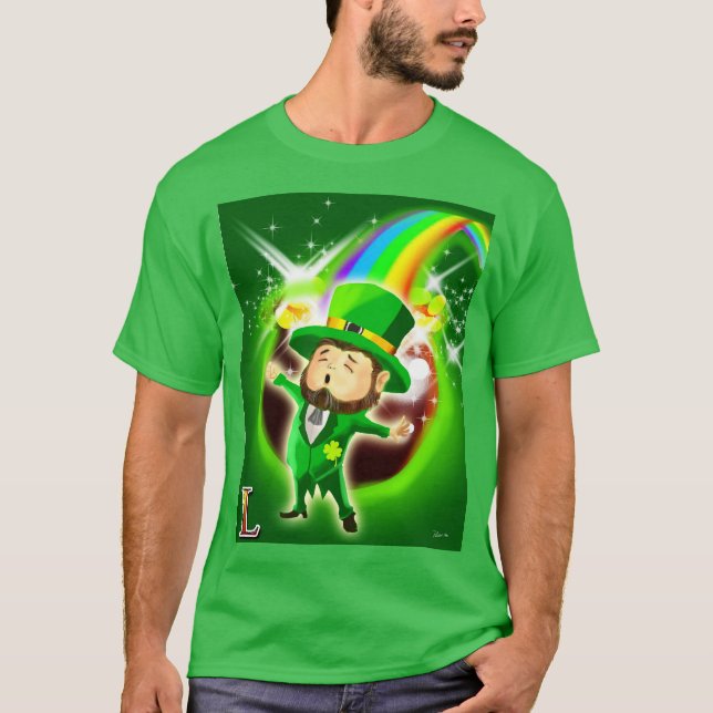 T-shirts L é para Leprechaun (Frente)