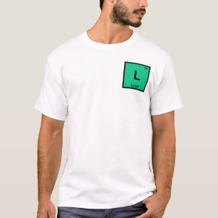 T-shirts L - Lowell Massachusetts Química Tabela Periódica