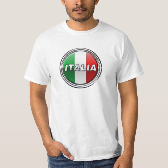 T-shirts La Bandiera - a bandeira italiana (Frente)