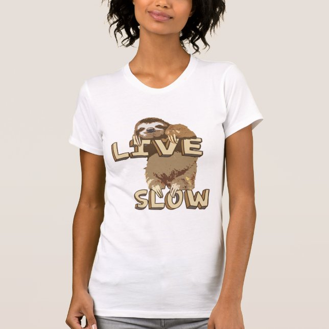 T-shirts Lã branca - LENTO VIVO (Frente)