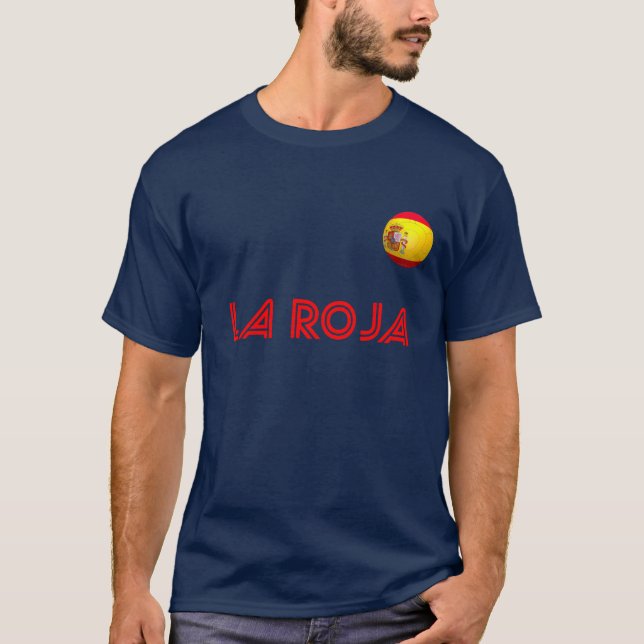 T-shirts La Furia Roja - futebol da espanha (Frente)