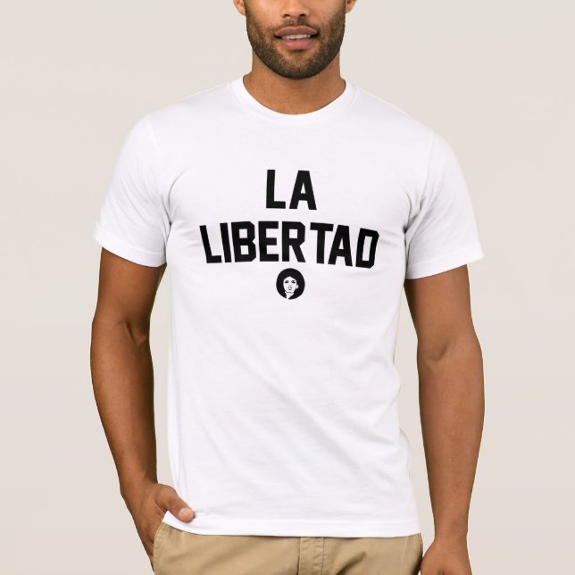 T-shirts La Libertad - branco (Frente)