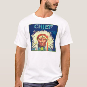 T-shirts LabelRedlands alaranjado principal, CA