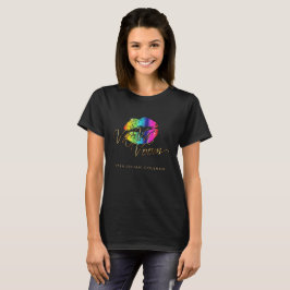 T-shirts Lábios Va Va Voom Rainbow