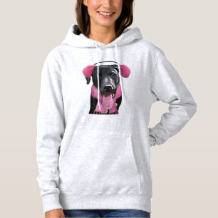 T-shirts Labrador Preto Com Mata De Ouvido