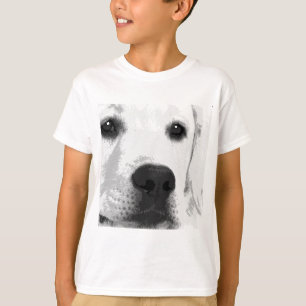 T-shirts Labrador retriever preto e branco