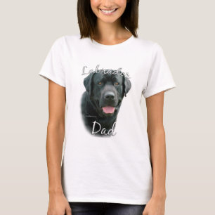 T-shirts Labrador Retriever (preto) Pai 2