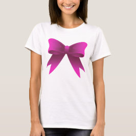 T-shirts Laço Rosa Bonito Conscientização do Câncer de Mama