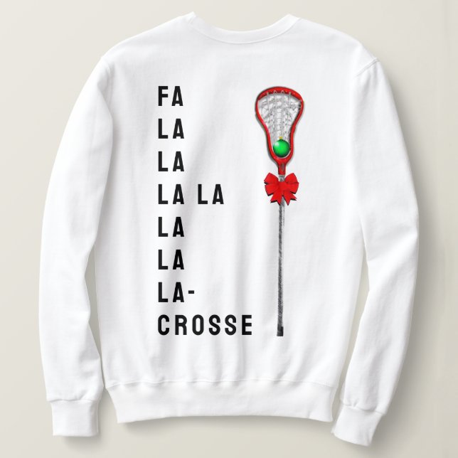 T-shirts Lacrosse Christmas (Verso do Design)