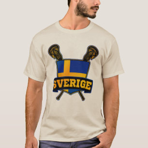 T-shirts Lacrosse da suecia de Sverige