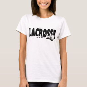 T-shirts Lacrosse Stick Black and White