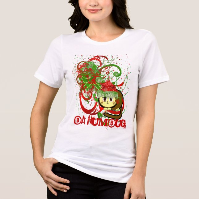 T-shirts Lady Ba Humbug da CA louca (Frente)