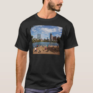 T-shirts Ladybird Lake Dog Park Austin Texas Skyline