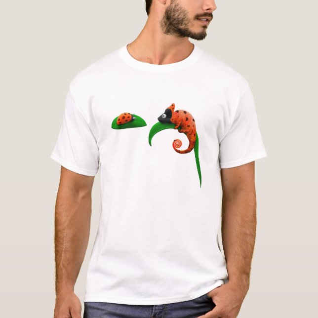 T-shirts Ladybug e Chameleon (Frente)